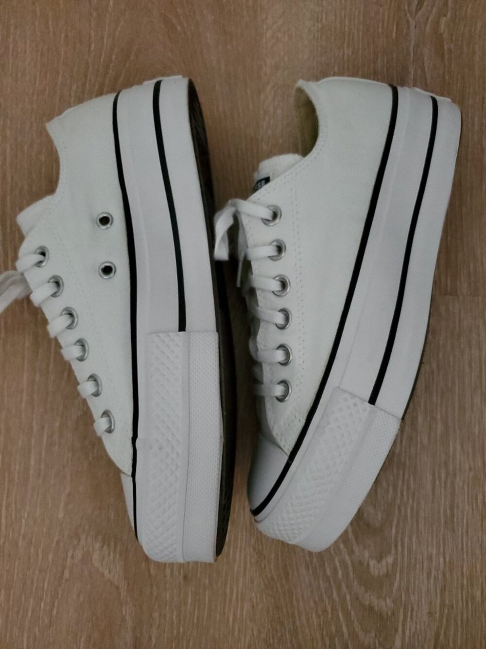 Converse Chuck Taylor All Star Lift Platform Canvas White Women's Shoes Size 7 - Picture 3 of 14